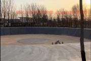 2024年12月郑州管城区垂钓园水泥毯护坡土工膜防渗施工 圆形垂钓园