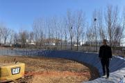 2024年12月郑州管城区垂钓园水泥毯护坡土工膜防渗施工 圆形垂钓园